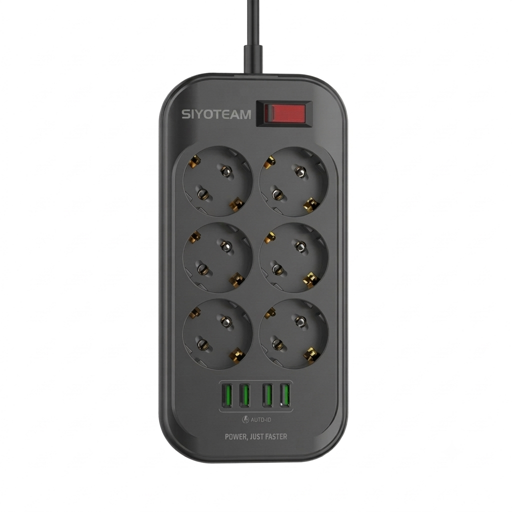Multiprise Électrique SIYOTEAM SE6403  2500W