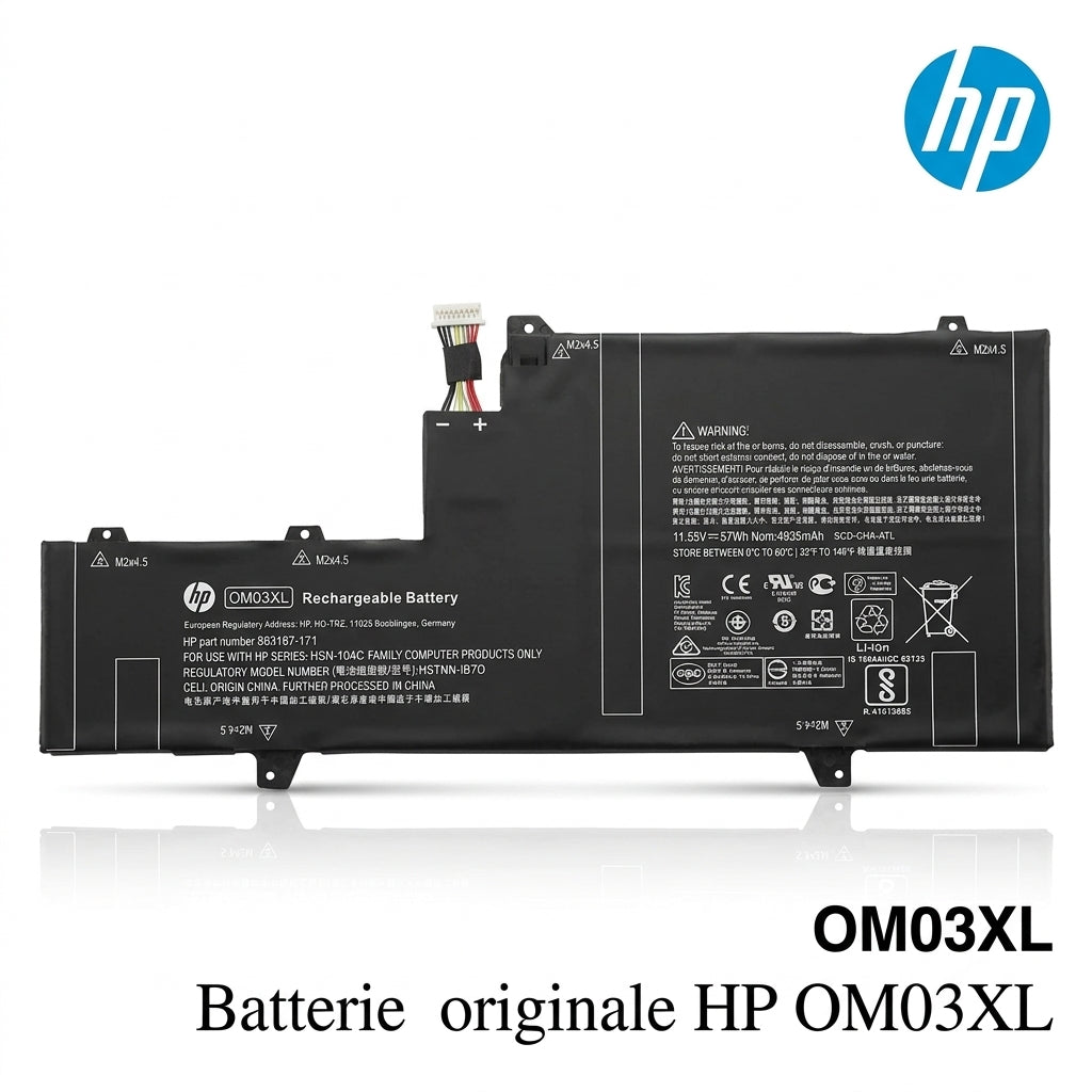 Batterie originale HP OM03XL