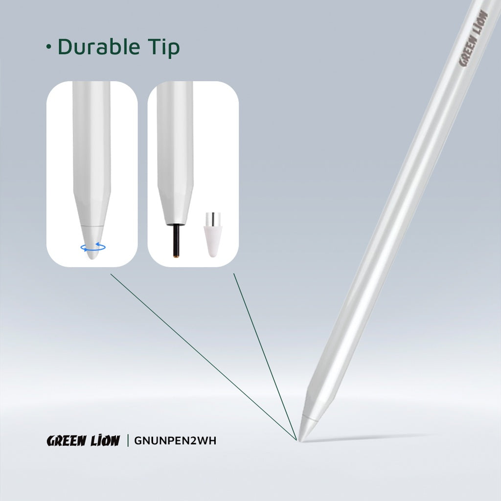 Green Lion Universal Pencil 2 - Blanc - GNUNPEN2WH