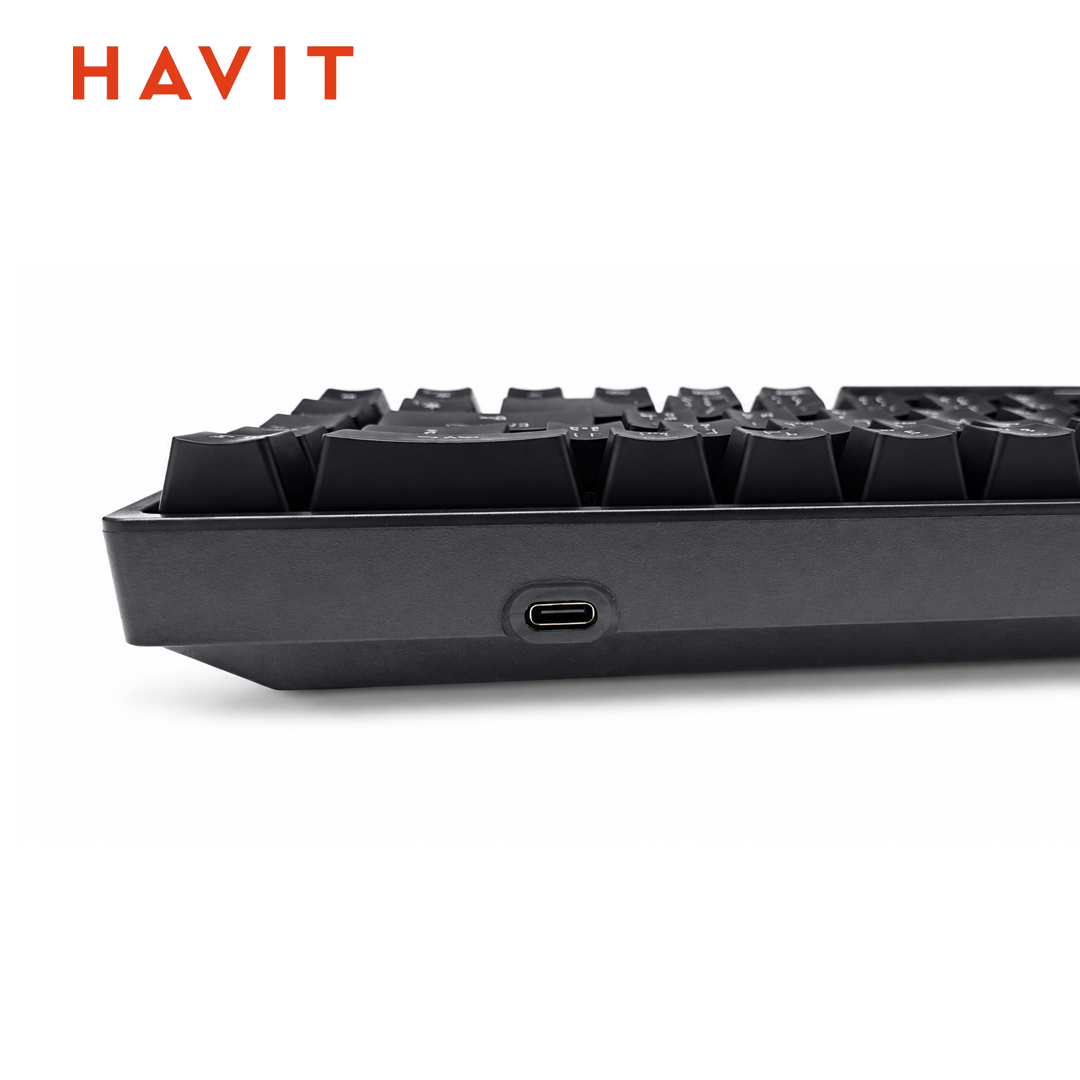 HAVIT KB881L Clavier Mécanique Gaming 68 Touches – Rétroéclairé RGB