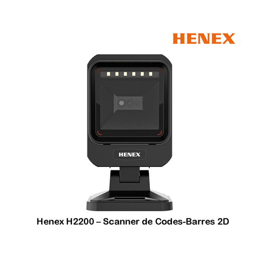 Henex H2200 – Scanner de Codes-Barres 2D de Bureau USB