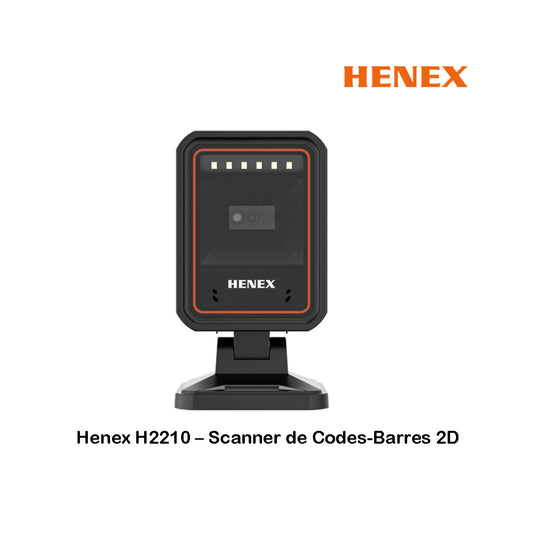 Henex H2210 – Scanner de Codes-Barres 2D de Bureau USB