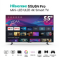Hisense 55U6N Pro – Televiseur 55 Pouces 4K UHD Smart TV (Mini-LED ULED / Quantum Dot / Dolby Vision / VIDAA OS)