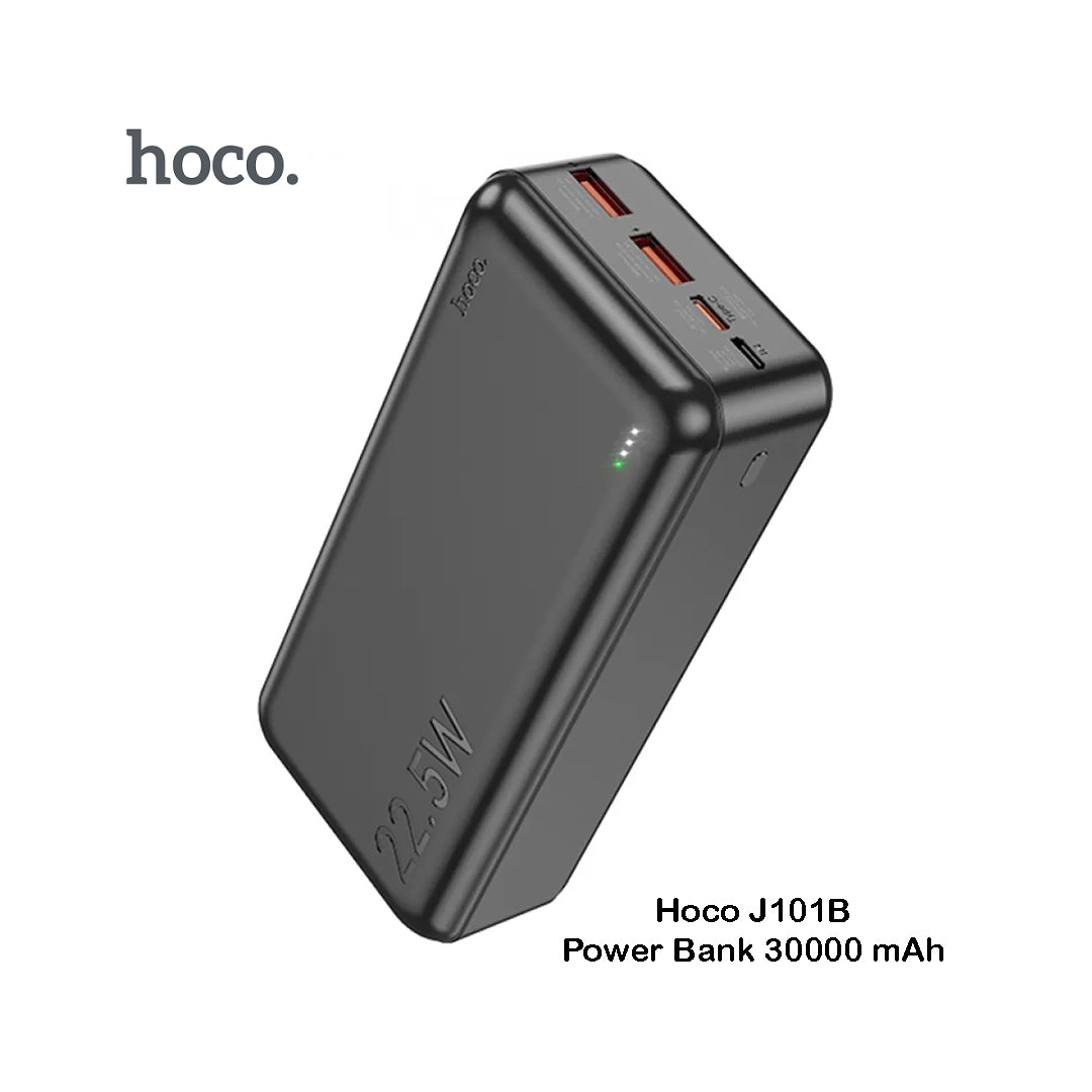 Hoco J101B – Power Bank 30 000 mAh USB avec Écran LED