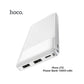 Hoco J72 – Power Bank 10 000 mAh USB avec Indicateur LED