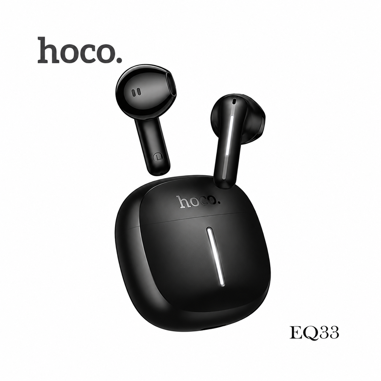 Hoco EQ33 – Écouteurs TWS Bluetooth 5.4 semi intra-auriculaires