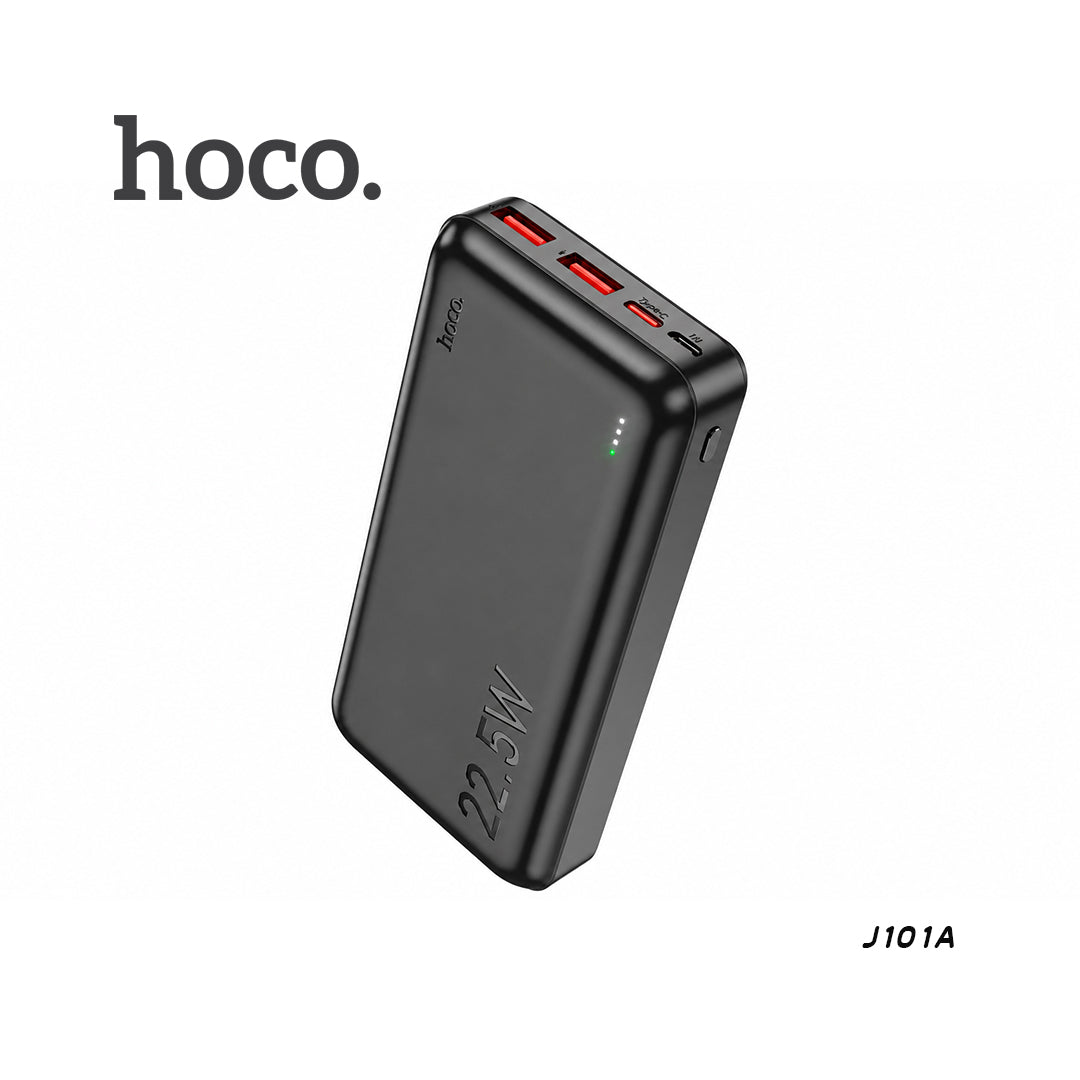 Hoco J101A – Power Bank 20 000 mAh charge rapide 22,5 W Noir