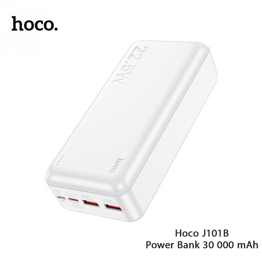 Hoco J101B – Power Bank 30 000 mAh USB avec Écran LED