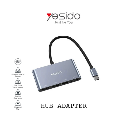 Hub USB-C Yesido HB13 - Adaptateur Multi-ports