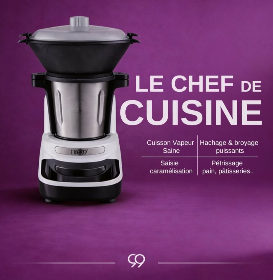 Elite99 – ELT-3000 – Robot Cuiseur Multifonction - Puissance 1500 W