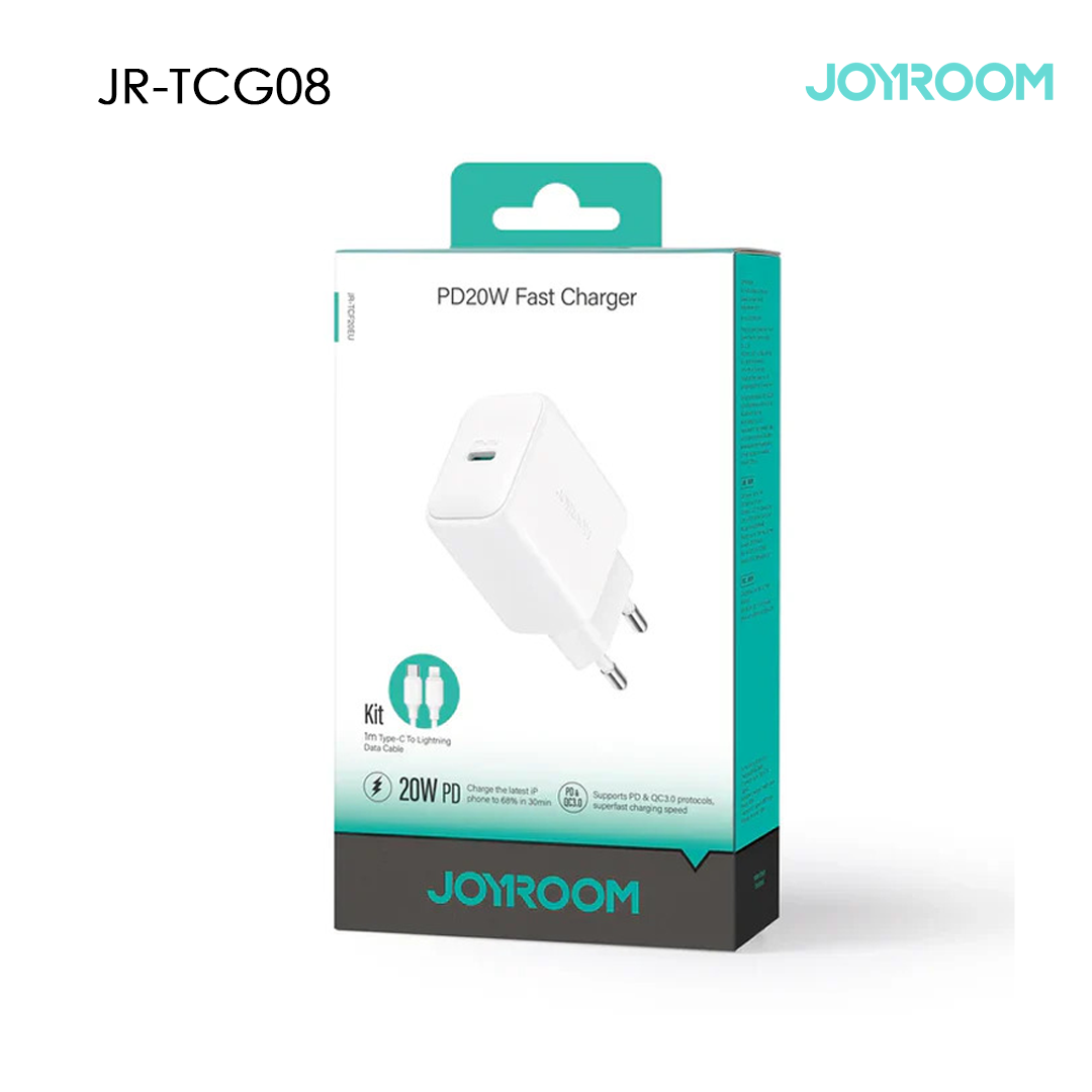 Chargeur Joyroom JR-TCG08 20W PD + cable Type-C Lightning