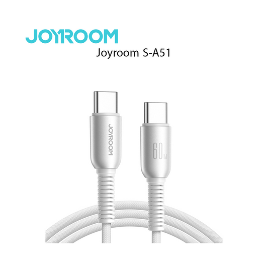 Joyroom S-A51 - Câble USB-C vers USB-C Recharge Rapide 60W PD (1.2m)