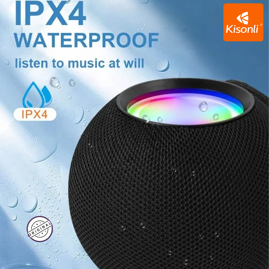 Kisonli G3 5W - Enceinte Bluetooth RGB Portable Noir