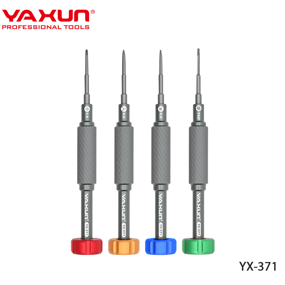 Kit de 4 Tournevis de Précision YAXUN YX-371 pour Réparation Smartphone et Électronique