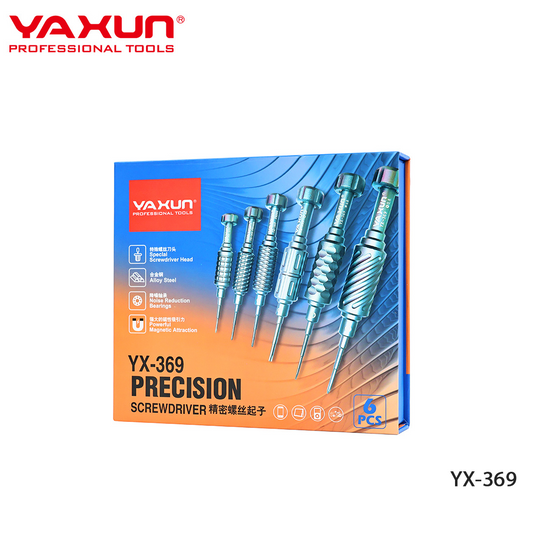 Kit de Tournevis de Précision YAXUN YX-369 (6 Pièces)