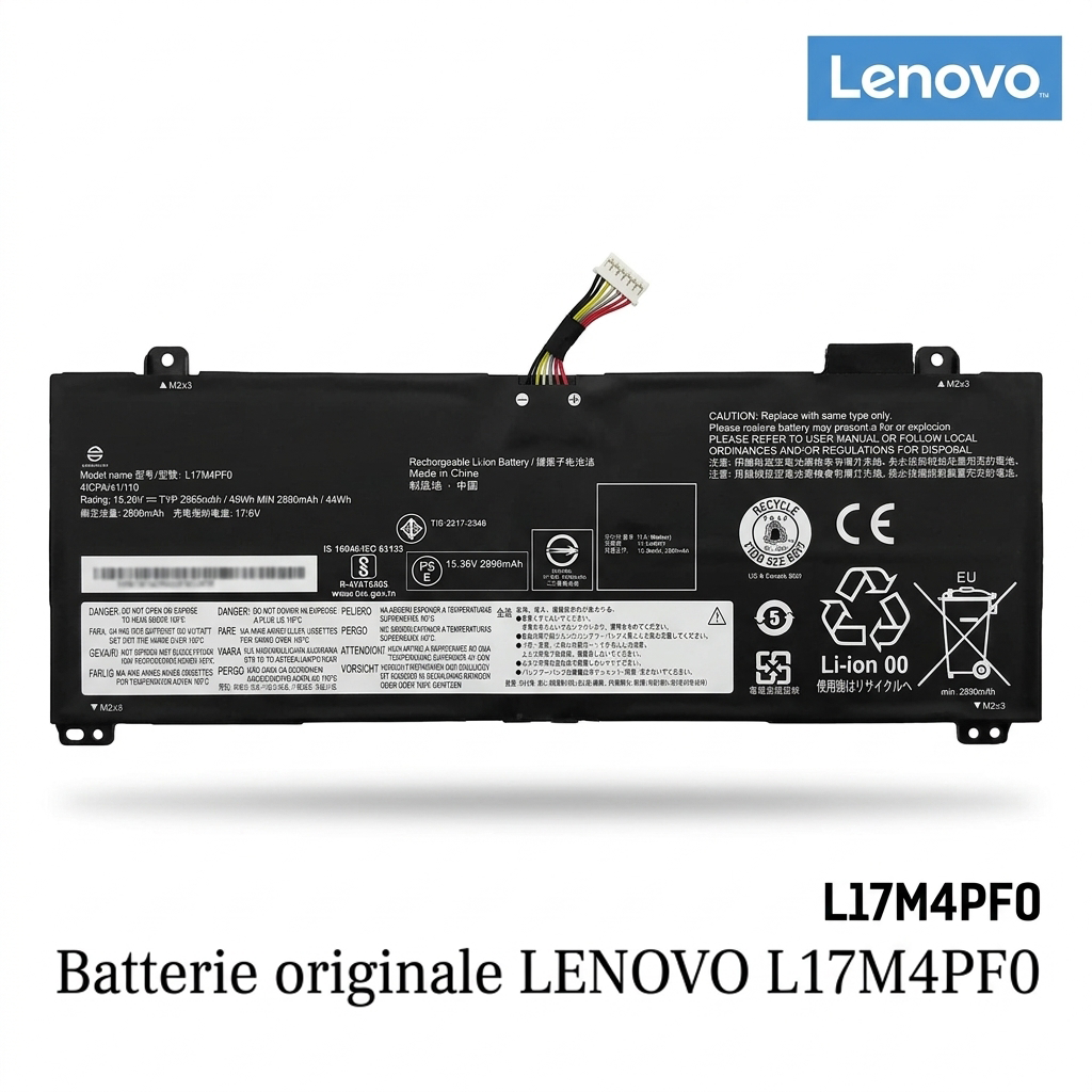 Batterie originale LENOVO L17C4PF0