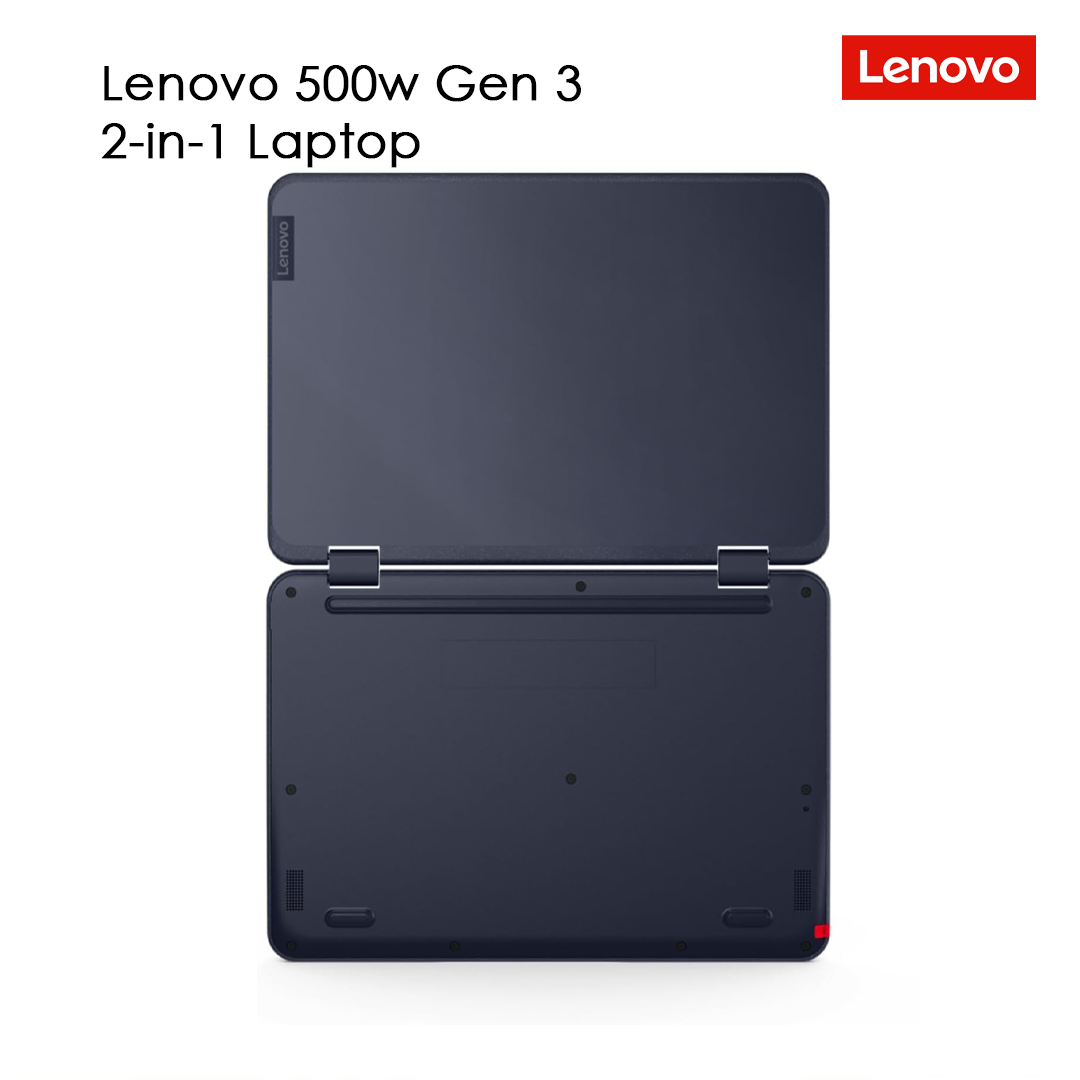 Lenovo 500w Gen 3 Intel 2-in-1 Laptop | 11.6" 1366x768 HD | Pentium - N6000-128GB SSD Hard Drive - 8GB RAM
