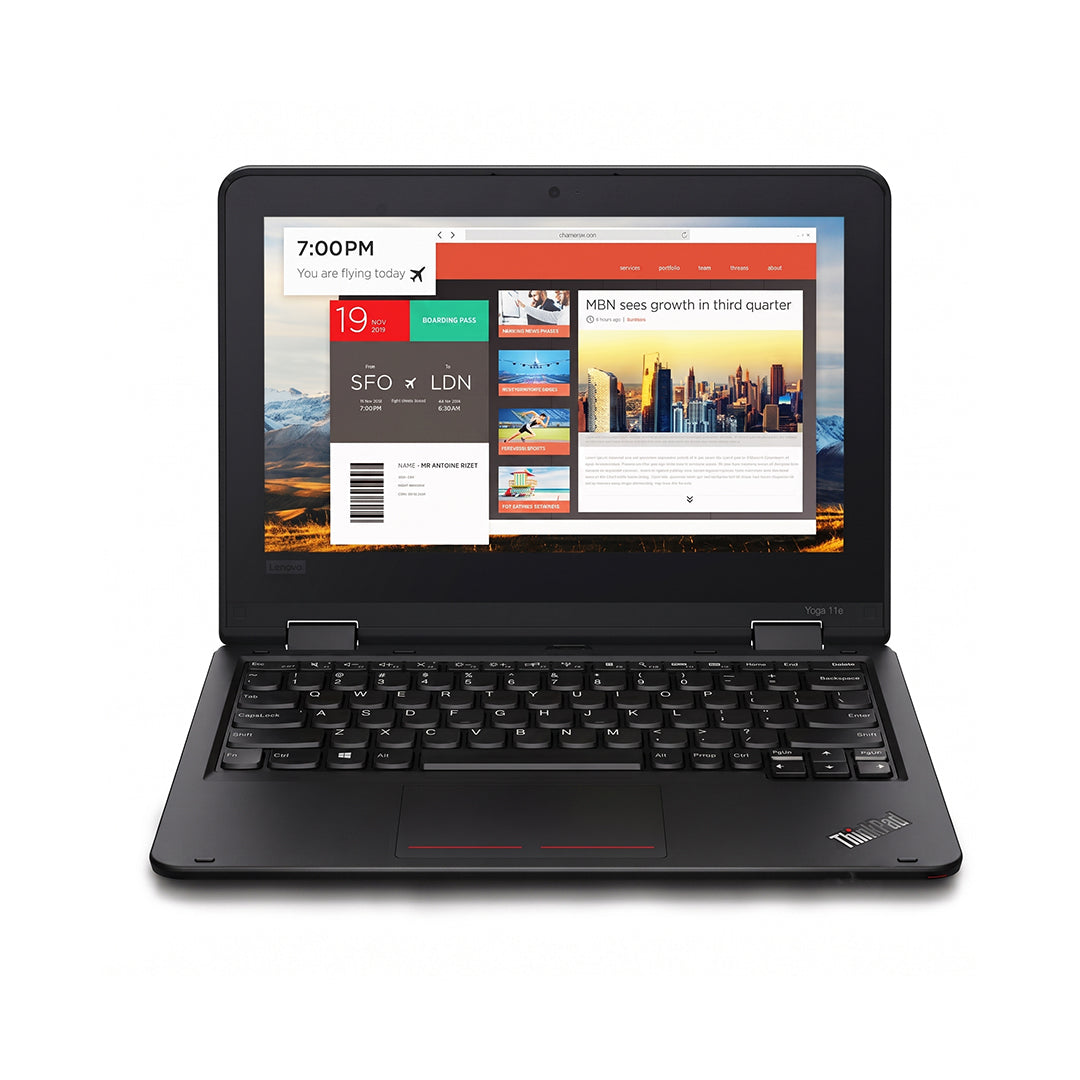 Lenovo Yoga 11E – Intel® N4100| RAM 8GB/16GB | SSD 128 GB | Écran 11.6″ Full HD | Tactile | x360 | Utilisé – Excellent État