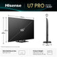 Hisense 65U7Q – Téléviseur 65 Pouces 4K UHD Smart TV (ULED MiniLED / 165Hz / VIDAA OS)