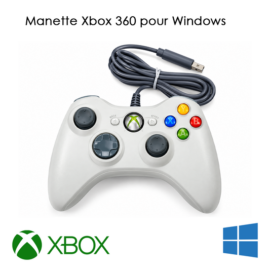 Manette Xbox 360 pour Windows / Xbox Blanc