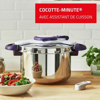 Seb Clipso Minut' Perfect P4624800 – Autocuiseur 7,5L Violet
