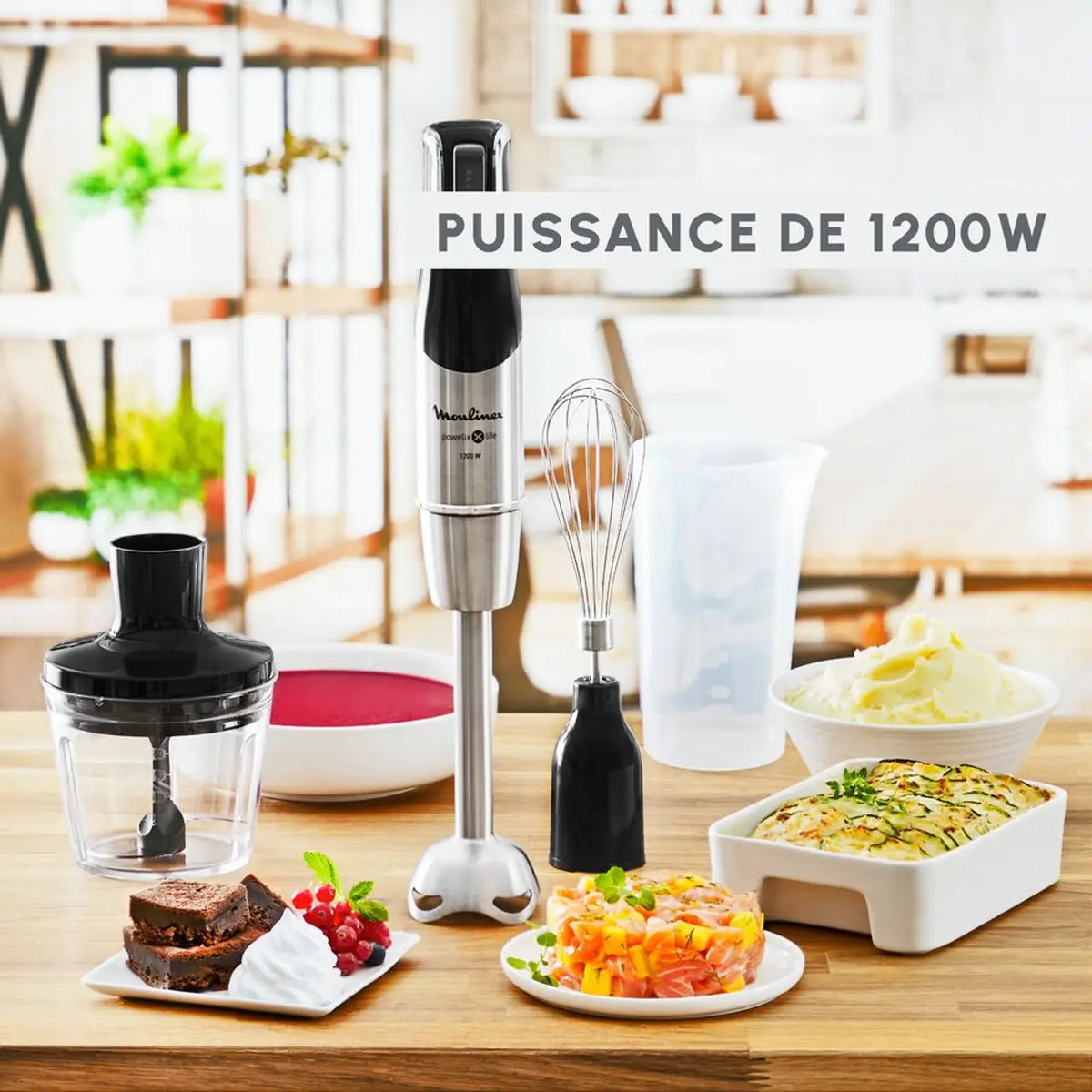 Moulinex Bras Mixeur 4 En1 1200W InfinyForce Pro Moulinex DD95HD10