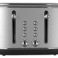 Nardi – NGP420CA – Grille-Pain 4 Tranches - Puissance 2300 W