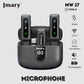 Microphone Sans Fil Jmary MW-17 (2.4G) - Double Micro avec Boîtier de Charge, Réduction de Bruit & Mode Muet