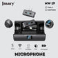 Microphone Sans Fil Jmary MW-19 (2.4GHz) - Système Lavalier avec Boîtier de Charge, Réduction de Bruit & Portée 20m