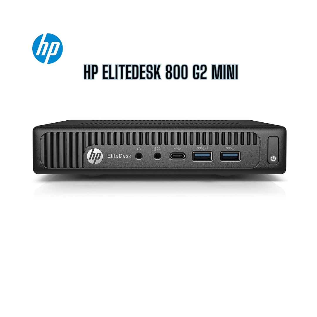 Mini PC HP EliteDesk 800 G2 - Intel Core i7-6700T, 8Go RAM, 256Go SSD