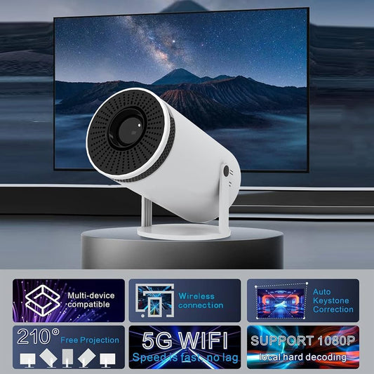 Mini Projecteur LED Portable Smart - Support HDMI & USB