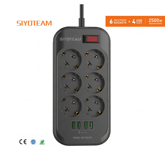 Multiprise Électrique SIYOTEAM SE6403  2500W