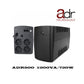 Onduleur UPS ADR500 Interactif en Ligne – 1200VA / 720W | Régulateur AVR
