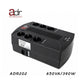 Onduleur UPS ADR202 Interactif en Ligne – 650VA / 390W | Régulateur AVR | Batterie 12V 7Ah