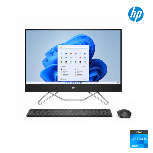 PC All-in-One HP 22 - 22" FHD - Intel Celeron J4025, 4Go RAM, 256Go SSD