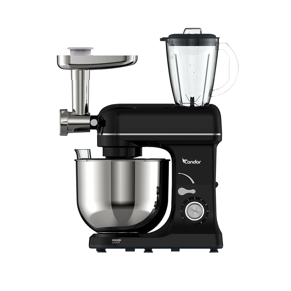 Condor – PT-PXM2N – Pétrin Power Mix Multi Fonction - Cuve Inox 8 L et Puissance 1600 W