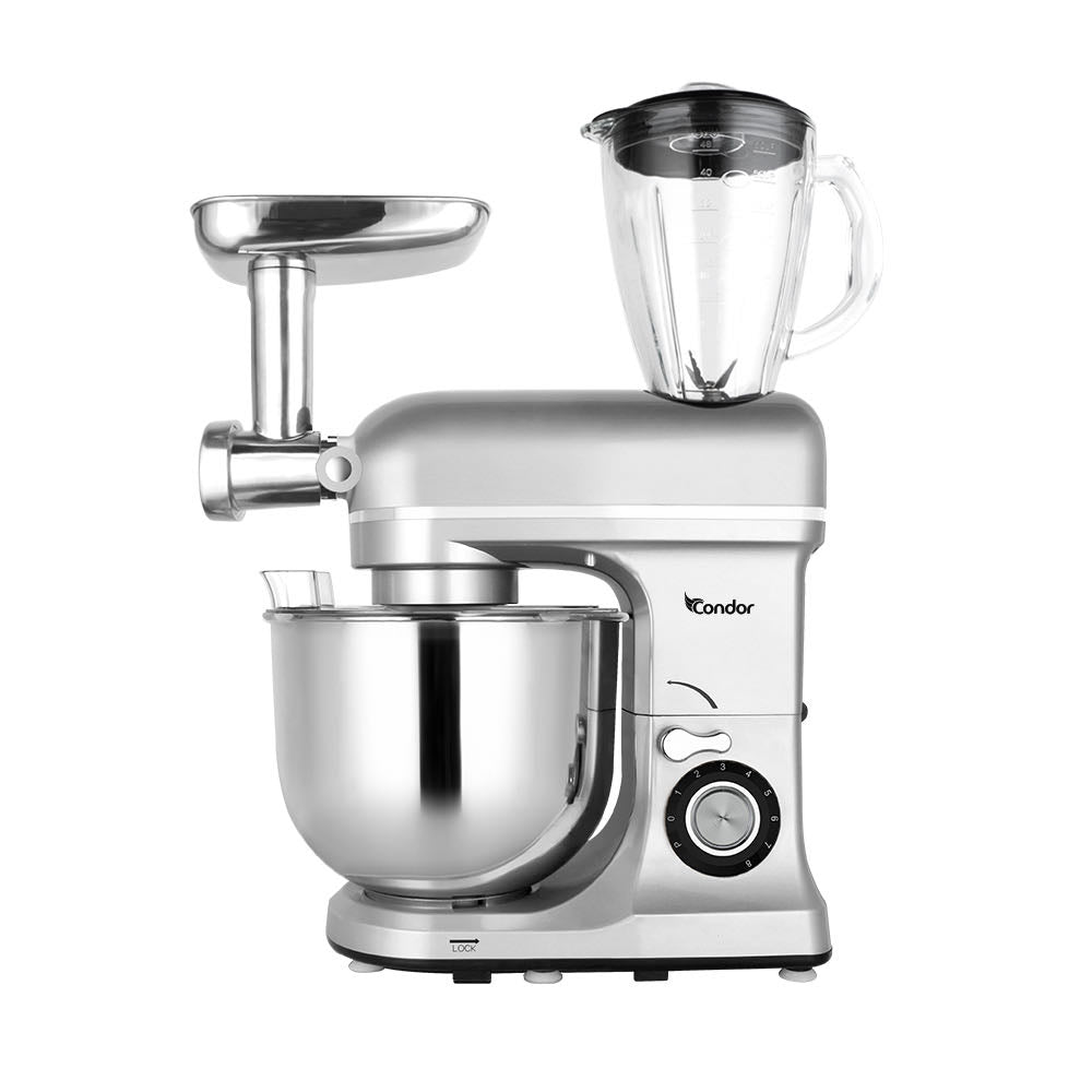 Condor – PT-PXM2G – Pétrin Power Mix Multi Fonction - Cuve Inox 8 L et Double Crochet