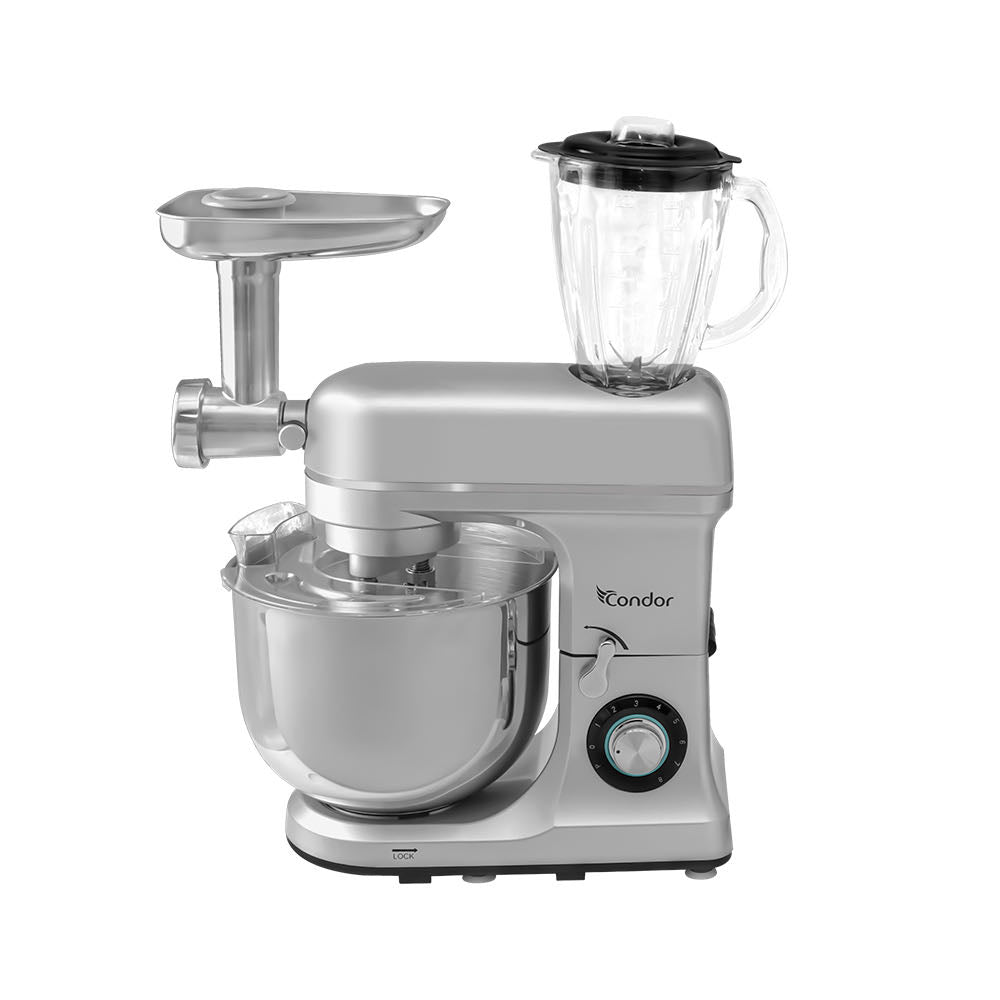 Condor – PT-PXM2G – Pétrin Power Mix Multi Fonction - Cuve Inox 8 L et Double Crochet