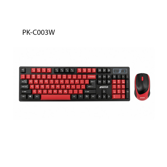Pack Clavier et Souris Sans Fil Prime PK-C003W