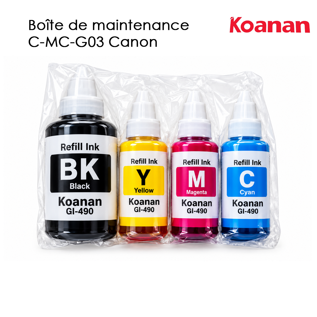 Pack encre Koanan compatible Canon PIXMA G1400 à G4411