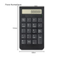Pavé Numérique pro tech Sans Fil 2.4G avec Calculatrice LCD