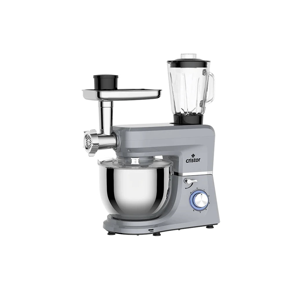 Cristor – KPM50DXG – Pétrin Multifonction - Cuve Inox 7 L et Puissance 1900W