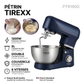 Tirexx PTR160G – Petrin Electrique Pro-Series - Cuve Inox 5 L - 1200 W