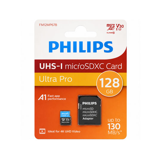 Philips Ultra Pro - Carte microSDXC 128GB UHS-I U3