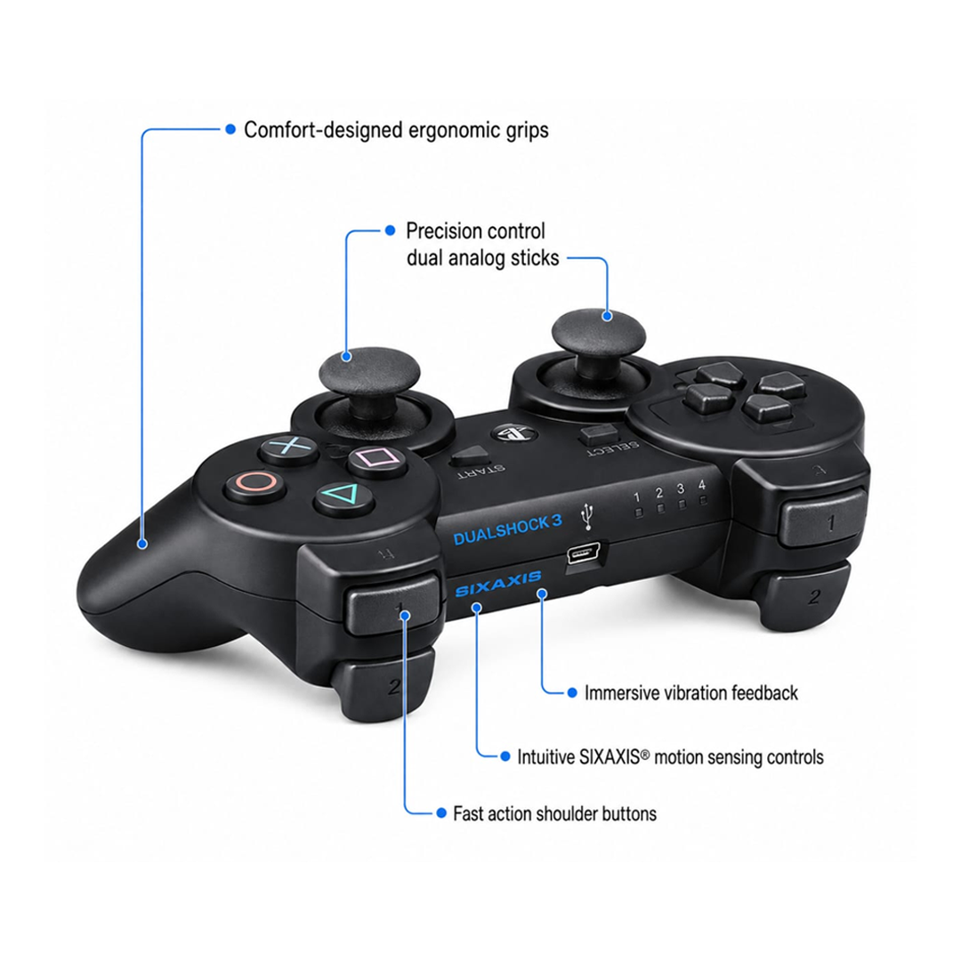 Manette Sans Fil DualShock 3 pour PlayStation 3