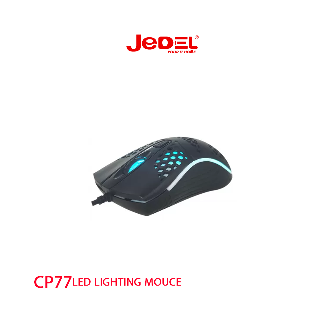Souris Optique Filaire Jedel CP77 avec Rétroéclairage LED