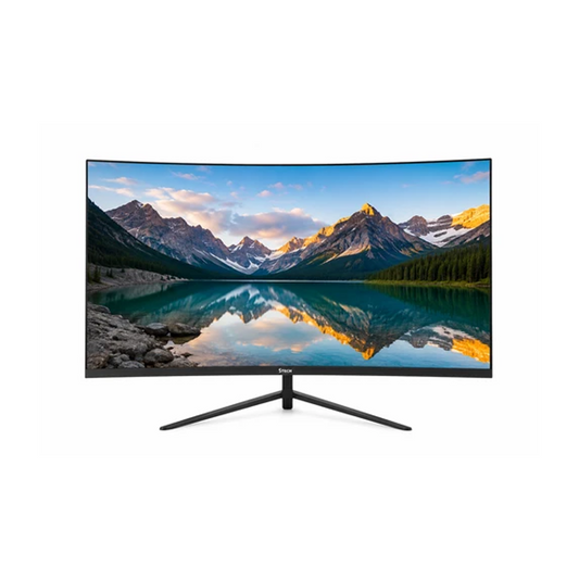 Ecran PC STECH 27"  - CURVED - Full HD - Dalle VA & HDMI