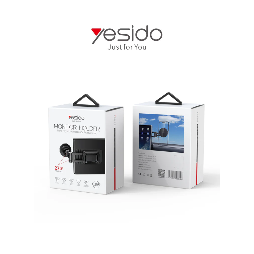 Support Téléphone Magnétique pour Écran Central de Voiture - YESIDO C155
