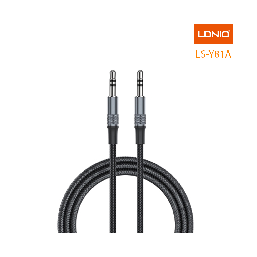 Cable Audio AUX Jack 3.5mm Mâle vers Mâle Hi-Fi Siyoteam LS-Y81A - 1m