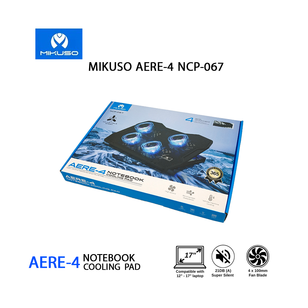 Support de refroidissement pour ordinateur portable Mikuso Aere-4 NCP-067